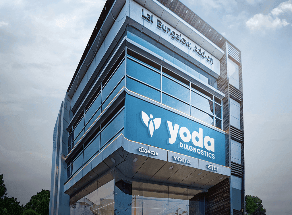 Yoda Diagnostics headquarters in Hyderabad, representing the foundation of precision diagnostics